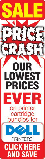 Price Crash on special printer cartridge bundles for Dell printers 