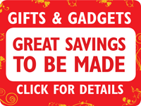 Great savings to be made on Gifts & Gadgets