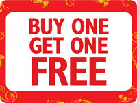 Buy one get one free on selected photo paper