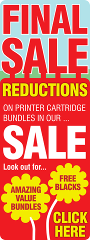 Fresh lower prices on selected printer cartridge bundles in our sale