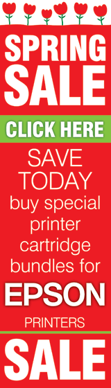 Spring Sale on special printer cartridge bundles for Epson printers 
