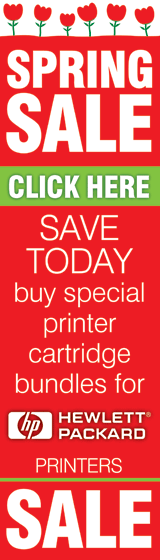 Spring Sale on special printer cartridge bundles for HP printers 