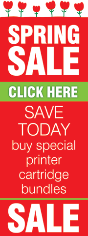 Spring Sale on special printer cartridge bundles