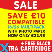 16 26 multipack with photo paper & Free black