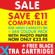 338 blk & 344 col pack with Free black