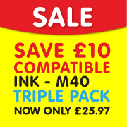 Ink M40 triple pack