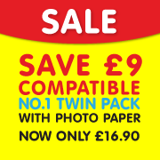 No1 Twin Pack with Photo paper