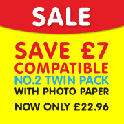 No 2 Twin Pack with photo paper