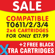 T0611/2/3/4  8 pk with 2 free black