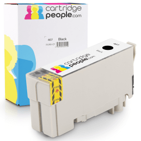 Click to view product details and reviews for Compatible Epson 407 Black Ink Cartridge Keyboard Cartridge People.