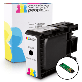 Click to view product details and reviews for Compatible Epson T5801 Photo Black Ink Cartridge Cartridge People. Click to view product details and reviews for Compatible Epson T5801 Photo Black Ink Cartridge Cartridge People.
