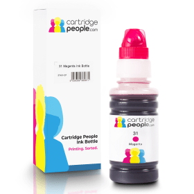Click to view product details and reviews for Compatible Hp 31 Magenta Ink Bottle 1vu27ae Cartridge People.