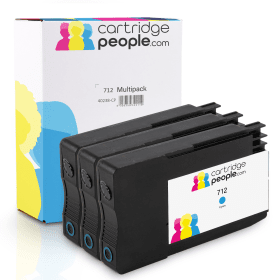 Click to view product details and reviews for Compatible Hp 712 Cyan Ink Cartridge 3 Pack 3ed77a Cartridge People.