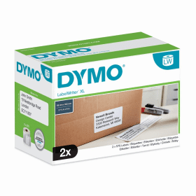 Dymo S0947420 White High Capacity Large Shipping Labels 102mm X 59mm 2 X 575 Labels Original