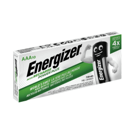 Energizer Hr03 Aaa Rechargeable 700mah Batteries 10 Pack