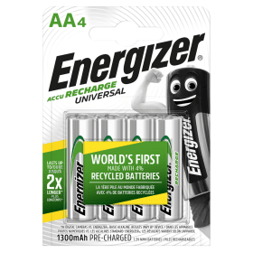 Click to view product details and reviews for Energizer Hr06 1300mah Rechargeable Aa Batteries 4 Pack.