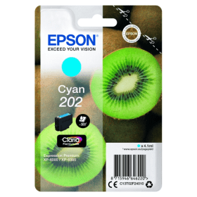 Click to view product details and reviews for Epson 202 Cyan Ink Cartridge Kiwifruit Original.