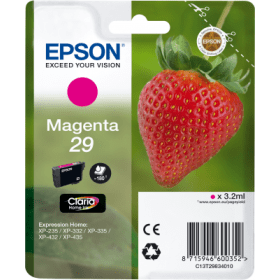 Click to view product details and reviews for Epson 29 Magenta Ink Cartridge Strawberry Original.
