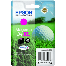 Click to view product details and reviews for Epson 34xl Magenta High Capacity Ink Cartridge Golf Ball Original.