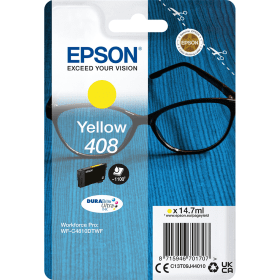Click to view product details and reviews for Epson 408 Yellow Ink Cartridge Spectacles Original.