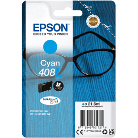 Click to view product details and reviews for Epson 408l Cyan High Capacity Ink Cartridge Spectacles Original.