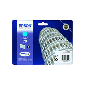 Click to view product details and reviews for Epson 79 Cyan Ink Cartridge Tower Of Pisa Original.