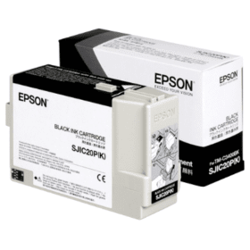 Click to view product details and reviews for Epson Sjic20p Black Ink Cartridge C33s020490 Original.