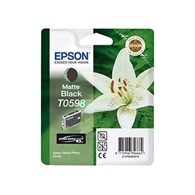 Click to view product details and reviews for Epson T0598 Matte Black Ink Cartridge Lily Original.