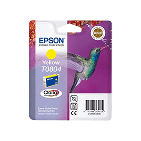 Click to view product details and reviews for Epson T0804 Yellow Ink Cartridge Hummingbird Original.