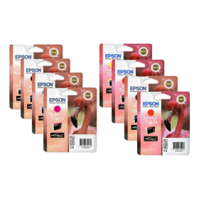 Click to view product details and reviews for Epson T087 8 Ink Cartridge Multipack Flamingo Original. Click to view product details and reviews for Epson T087 8 Ink Cartridge Multipack Flamingo Original.