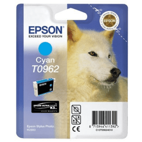 Click to view product details and reviews for Epson T0962 Cyan Ink Cartridge Husky Original.
