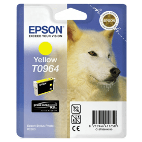 Click to view product details and reviews for Epson T0964 Yellow Ink Cartridge Husky Original.