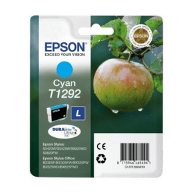 Click to view product details and reviews for Epson T1292 Cyan High Capacity Ink Cartridge Apple Original.