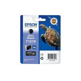 Click to view product details and reviews for Epson T1578 Matte Black Ink Cartridge Turtle Original.
