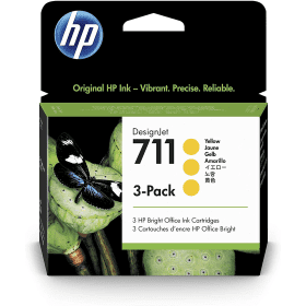 Click to view product details and reviews for Hp 711 Yellow Ink Cartridge Tripack Cz136a Original.