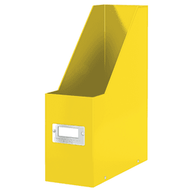 Click to view product details and reviews for Leitz Wow Click And Store A4 Magazine File Yellow 60470016.