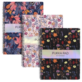 Click to view product details and reviews for Pukka Pad Bloom 9497 A4 Ruled Jotta Book 160 Pages Asst Designs 3 Pack.
