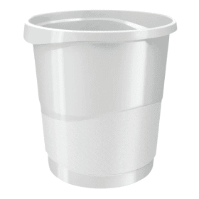 Click to view product details and reviews for Rexel Choices 2115620 Plastic Waste Bin 14 Litre White.