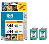 C9505ee (344) Original HP Maximum Capacity Colour Ink Cartridges x2