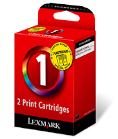 1/18C0781 Original Lexmark Colour Twin Ink Cartridge Pack