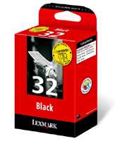 32/ 18C0032e Original Lexmark Black Twin Ink Cartridge Pack