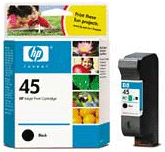51645ge (45) Original HP Light User Black Ink Cartridge