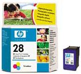 C8728ae (28) Original HP Colour Ink Cartridge