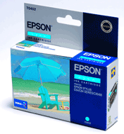 T0452 Epson Original Standard Capacity Cyan Ink Cartridge