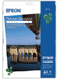 S041332 Original Epson A4 Premium Semigloss Photo Paper 251g x20