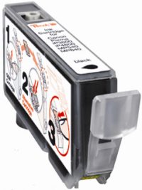 CLI-521 Compatible Black Chipped Ink Cartridge