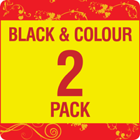 BCI-21BK/ BCI-21C Compatible Black & Colour Ink Cartridge Pack