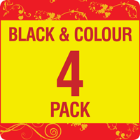 T0551/ T0552/ T0553/ T0554 (T0556) Compatible. Full Set of Black & Colour + 1 x FREE T0551 Black