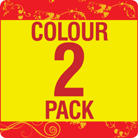 2 / 18CX190E / 18C0190E x2 Compatible Colour Cartridges + FREE: 50 Sheets 240g 4"x6" Photo Paper  SAVE &pound;8.00