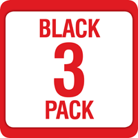 INK-M41 x3 Compatible Black Ink Cartridge + 50 Sheets 240g 4"x6" Photo Paper SAVE £13.00